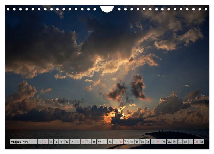 Produktbild: MALEDIVEN (Wandkalender 2026 DIN A4 quer), CALVENDO Monatskalender