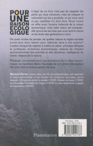 Produktbild: Pour une raison &eacute;cologique