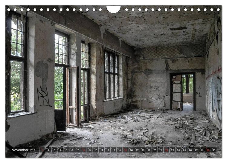 Produktbild: Lost Places in Deutschland 2026 (Wandkalender 2026 DIN A4 quer), CALVENDO Monatskalender
