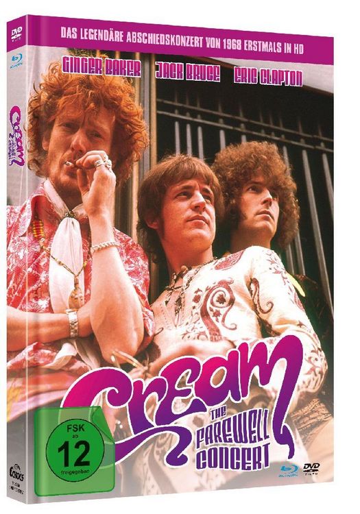Produktbild: Cream - The Farewell Concert - Mediabook (Blu-ray+DVD)