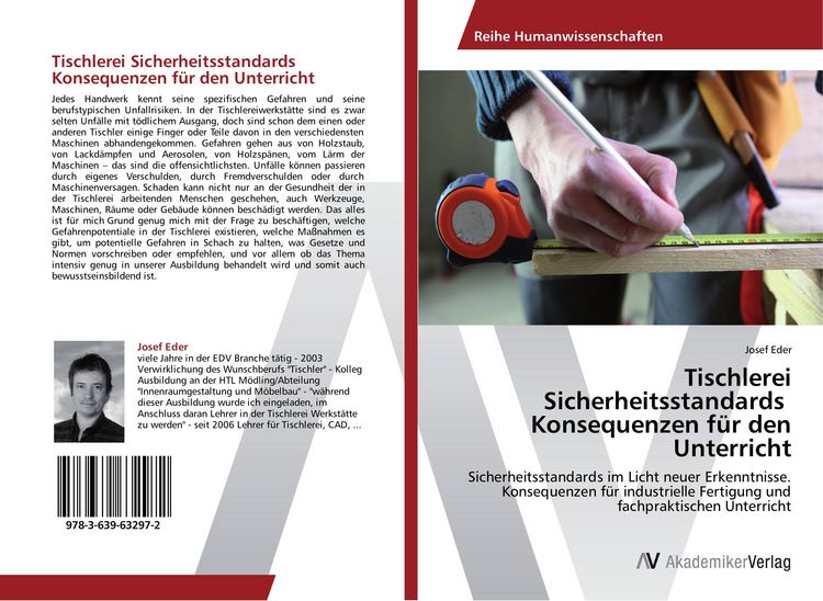Produktbild: Tischlerei Sicherheitsstandards Konsequenzen f&uuml;r den Unterricht