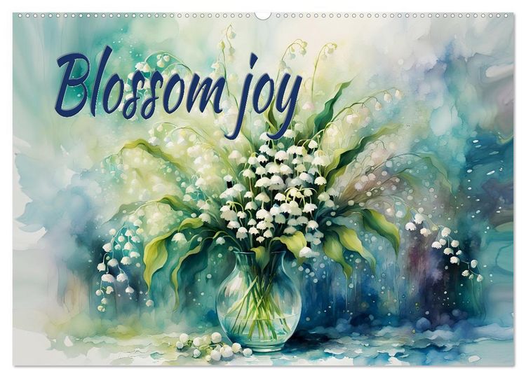 Produktbild: Blossom joy (Wall Calendar 2026 DIN A2 landscape), CALVENDO 12 Month Wall Calendar