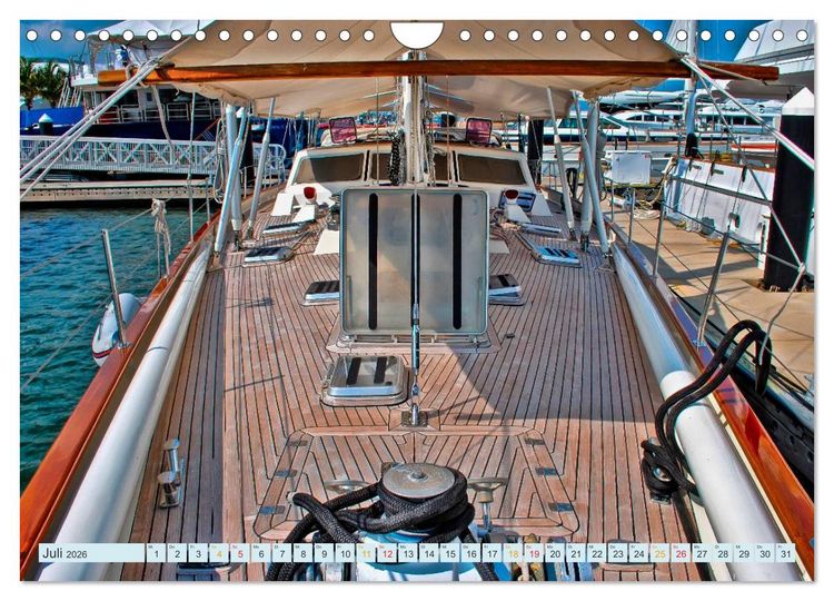 Produktbild: Segelyacht - Freiheit und Abenteuer (Wandkalender 2026 DIN A4 quer), CALVENDO Monatskalender