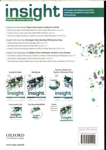 Produktbild: insight: Upper-Intermediate. Student's Book