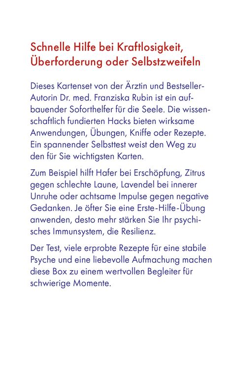 Produktbild: Die Erste-Hilfe-Box f&uuml;r die Seele