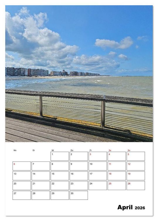 Produktbild: Belgien und Holland, sch&ouml;ne St&auml;dte in Belgien und Holland erleben (Tischkalender 2026 DIN A5 hoch), CALVENDO Monatskalender