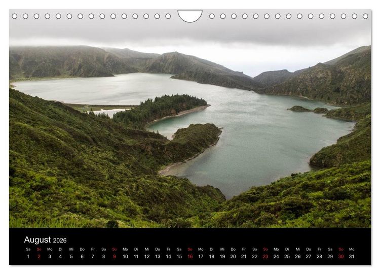 Produktbild: Faszination Azoren (Wandkalender 2026 DIN A4 quer), CALVENDO Monatskalender