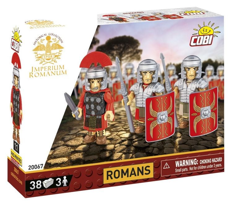 Produktbild: COBI Imperium Romanum 20067 - Romans, Figuren Bausatz, 38 Klemmbausteine