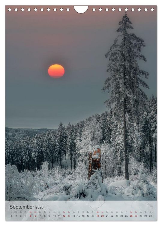 Produktbild: Winter Spaziergang (Wandkalender 2026 DIN A4 hoch), CALVENDO Monatskalender