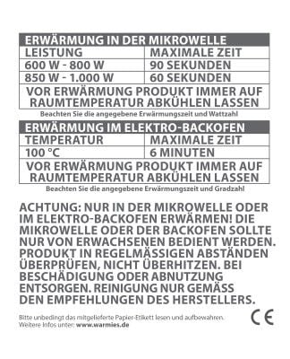 Produktbild: Warmies 1257 - Katze sitzend, W&auml;rmestofftier mit Lavendelf&uuml;llung