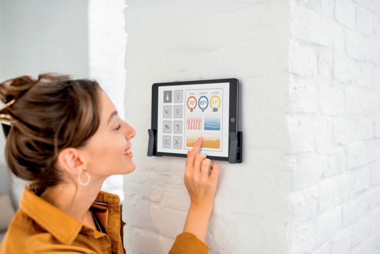 Produktbild: DURABLE Tablet Wandhalter Visioclip, anthrazit