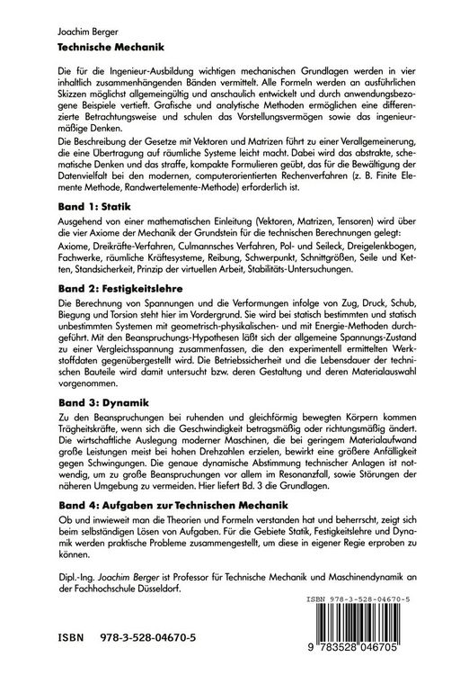 Produktbild: Technische Mechanik f&uuml;r Ingenieure