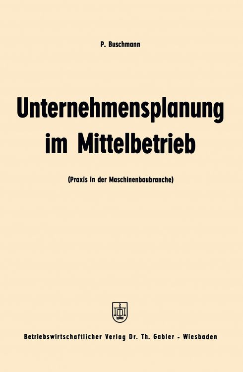 Produktbild: Unternehmensplanung im Mittelbetrieb