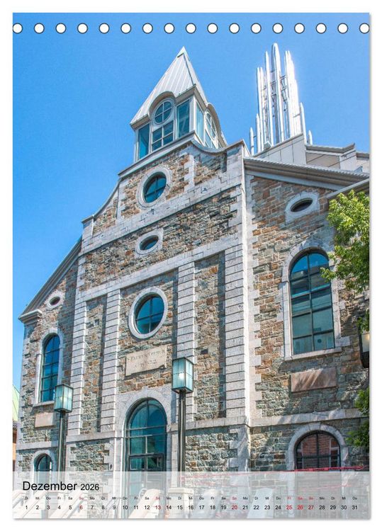 Produktbild: Kanada Quebec - Historisches Quebec (Tischkalender 2026 DIN A5 hoch), CALVENDO Monatskalender