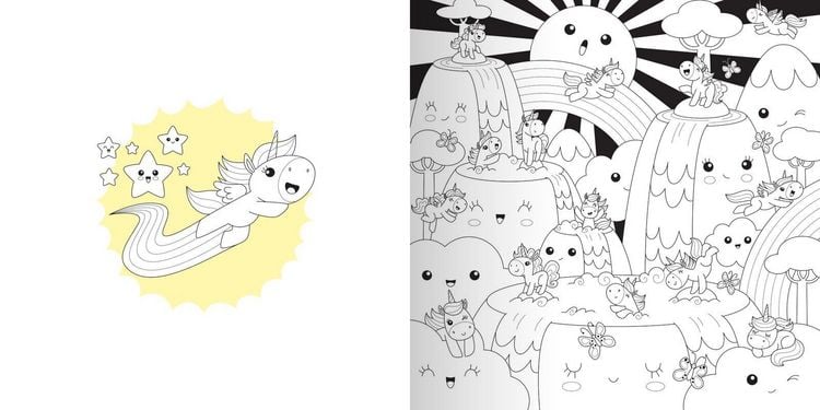 Produktbild: Mein super Kawaii - Malbuch