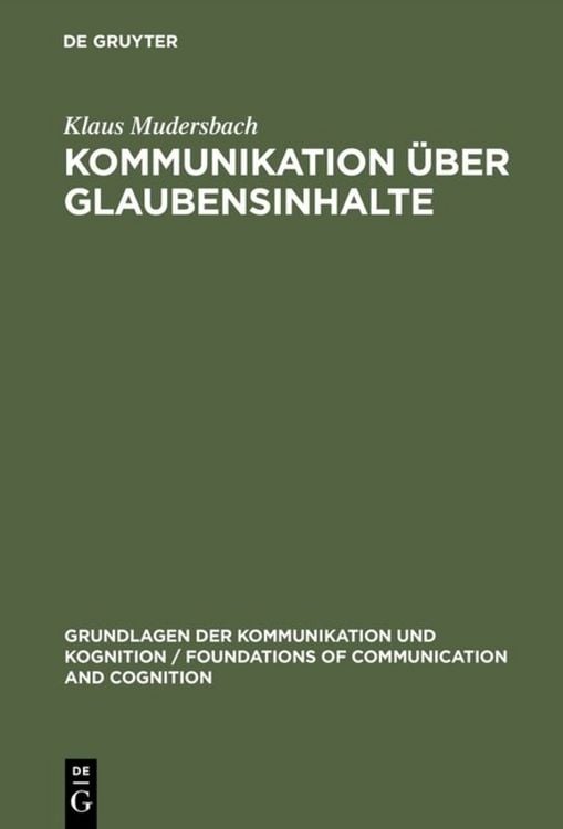 Produktbild: Kommunikation &uuml;ber Glaubensinhalte
