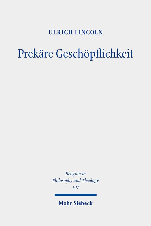 Produktbild: Prekäre Geschöpflichkeit