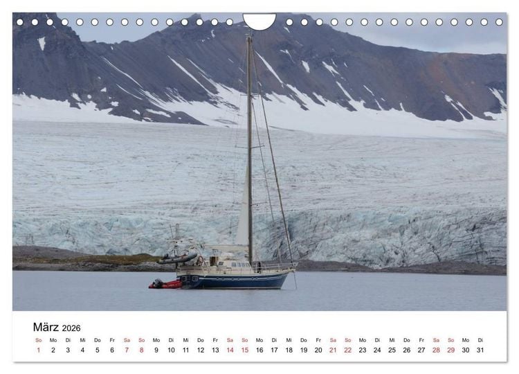 Produktbild: Svalbard 2026 (Wandkalender 2026 DIN A4 quer), CALVENDO Monatskalender
