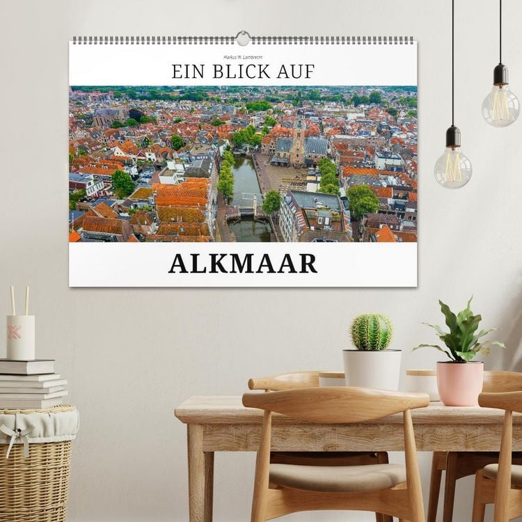 Produktbild: Ein Blick auf Alkmaar (Wandkalender 2026 DIN A2 quer), CALVENDO Monatskalender