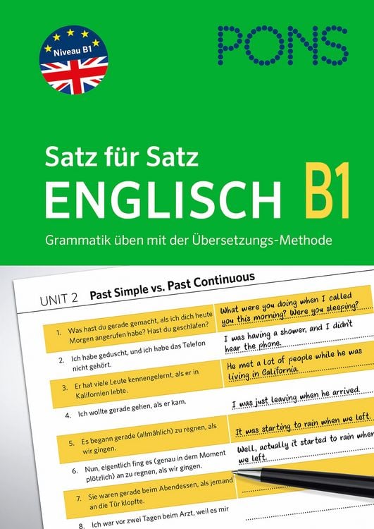 Produktbild: PONS Satz f&uuml;r Satz Englisch Grammatik B1