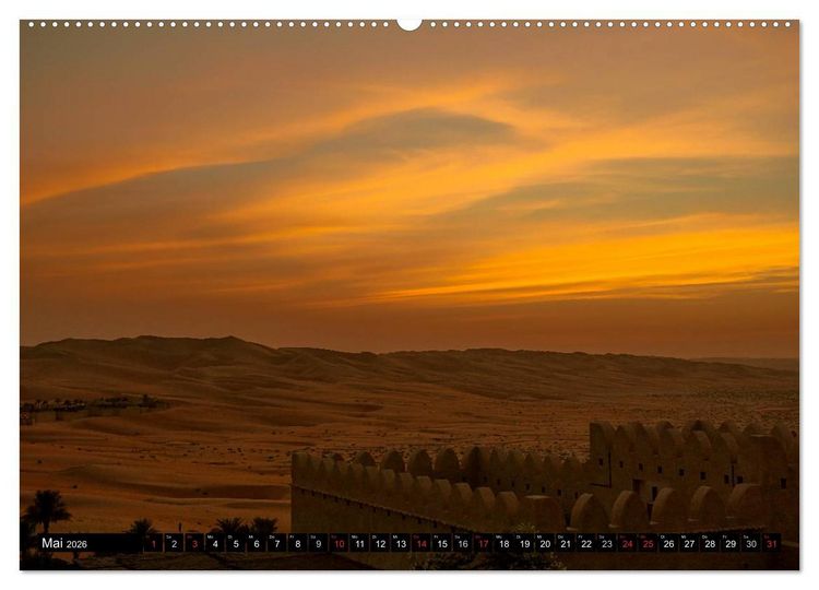 Produktbild: Rub al Khali - die gr&ouml;sste Sandw&uuml;ste der Erde (Wandkalender 2026 DIN A2 quer), CALVENDO Monatskalender