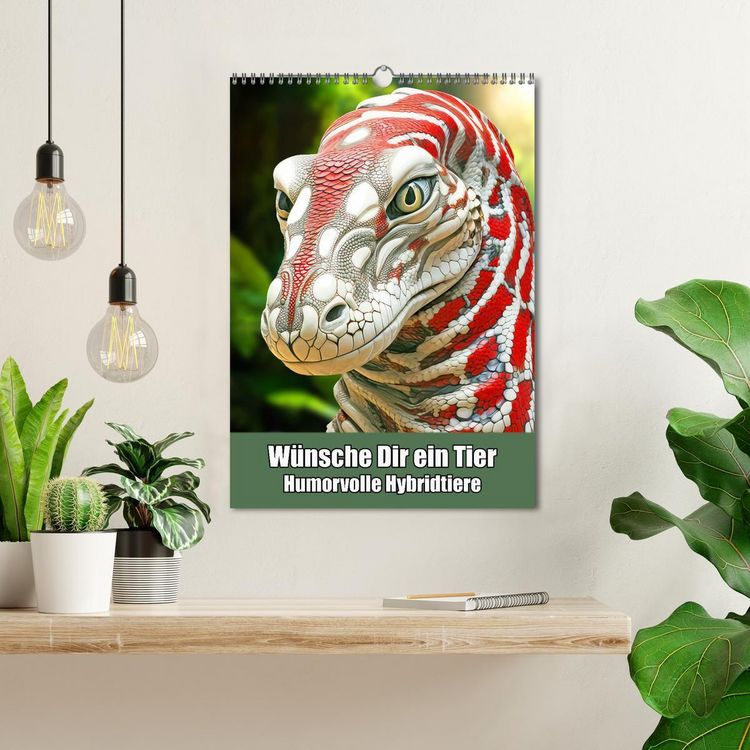 Produktbild: W&uuml;nsche Dir ein Tier &ndash; Humorvolle Hybridtiere (Wandkalender 2026 DIN A3 hoch), CALVENDO Monatskalender