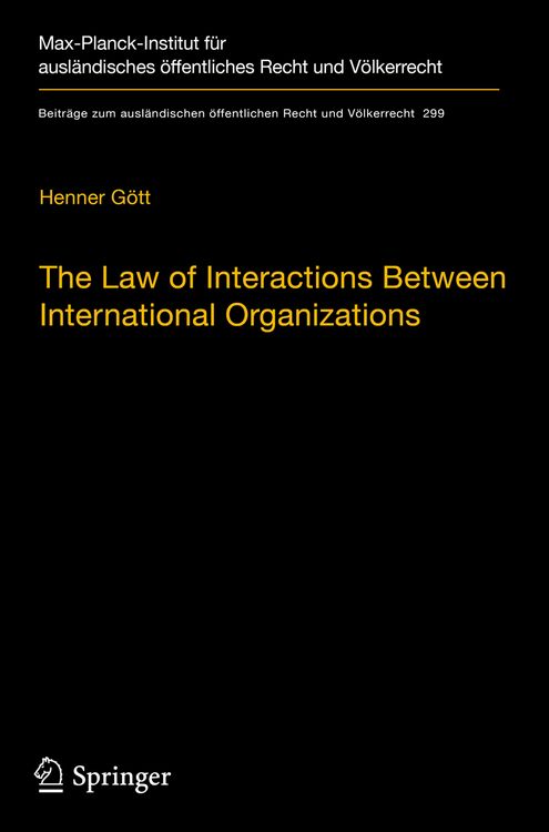 Produktbild: The Law of Interactions Between International Organizations