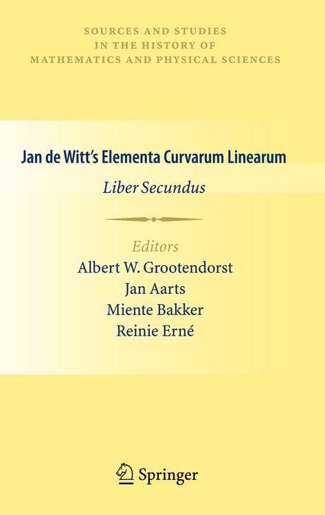 Produktbild: Jan de Witt&rsquo;s Elementa Curvarum Linearum