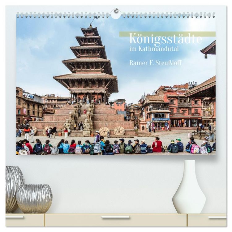 Produktbild: K&ouml;nigsst&auml;tte im Kathmandutal (hochwertiger Premium Wandkalender 2026 DIN A2 quer), Kunstdruck in Hochglanz