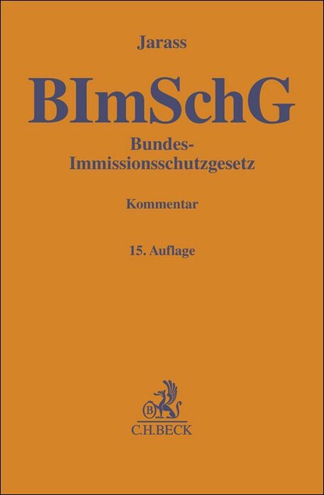 Produktbild: Bundes-Immissionsschutzgesetz. BImSchG