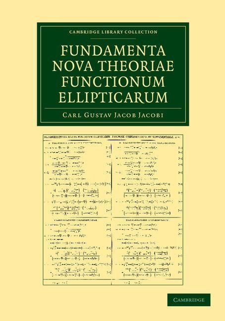 Produktbild: Fundamenta nova theoriae functionum ellipticarum