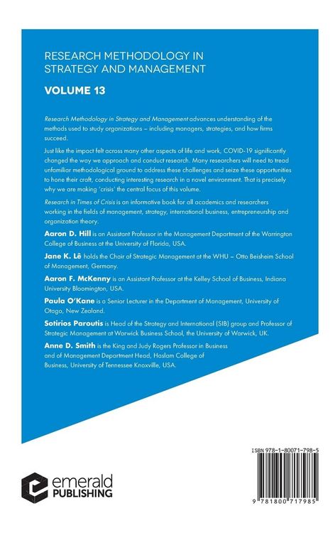 Produktbild: Research in Times of Crisis