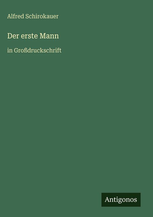 Produktbild: Der erste Mann