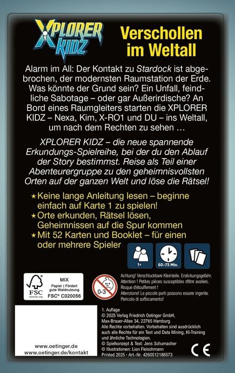 Produktbild: Xplorer Kidz. Verschollen im Weltall