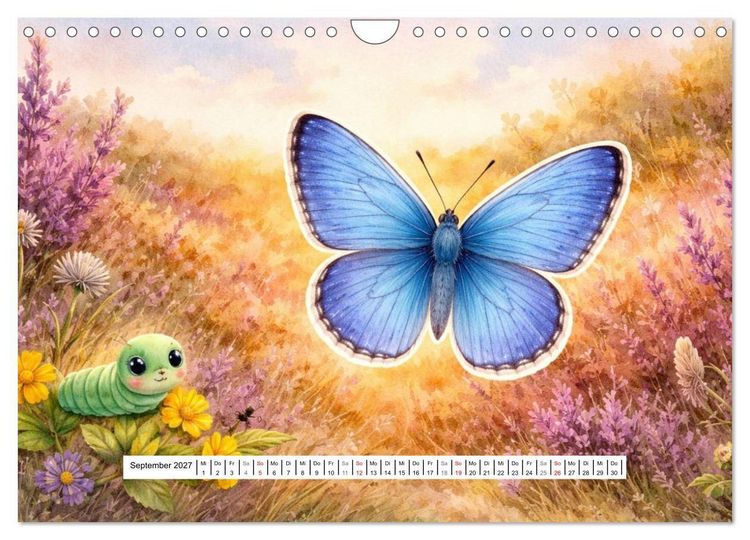Produktbild: Vom Kriechen zum Fliegen (Wandkalender 2027 DIN A4 quer), CALVENDO Monatskalender