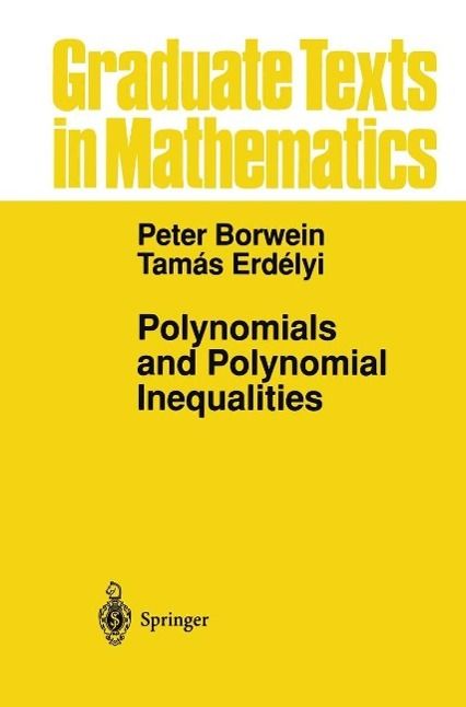 Produktbild: Polynomials and Polynomial Inequalities
