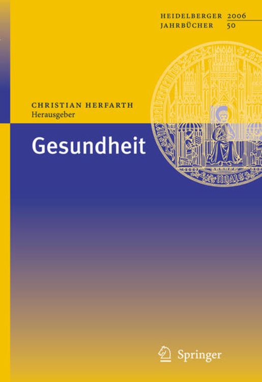 Bild vom Artikel Gesundheit vom Autor Christian Herfarth