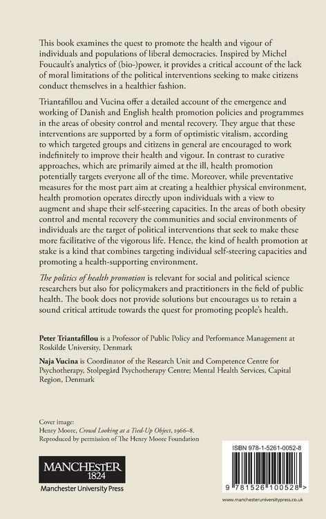 Produktbild: The politics of health promotion