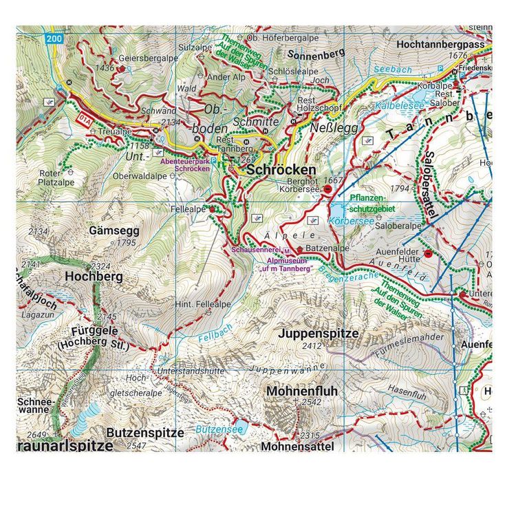 Produktbild: Freytag & berndt Wanderkarte WK 5504 Arlberg, Lech 1:35.000
