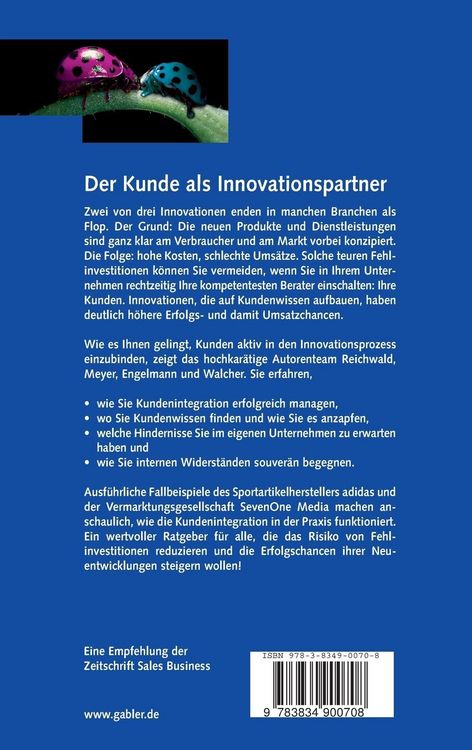 Produktbild: Der Kunde als Innovationspartner
