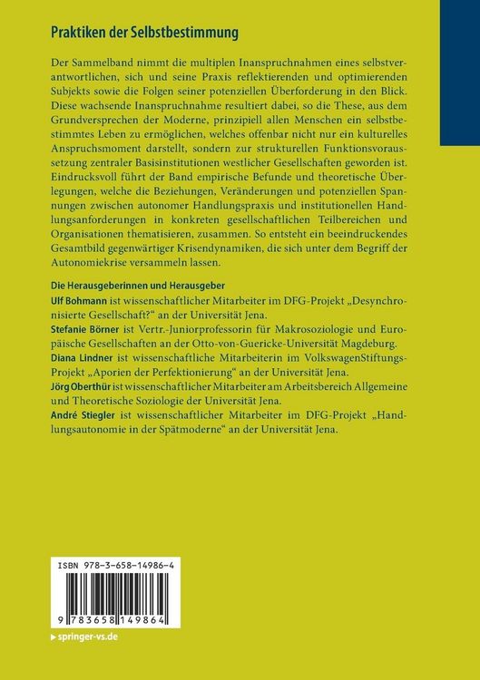 Produktbild: Praktiken der Selbstbestimmung