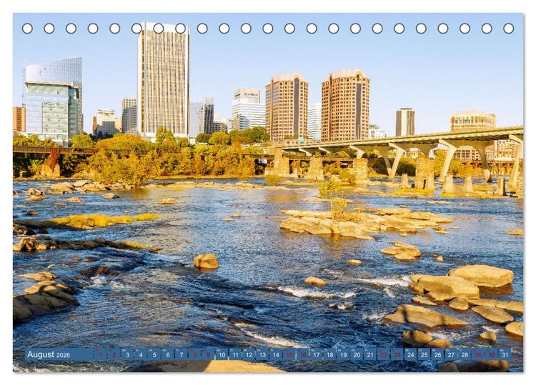 Produktbild: Virginia. Amerikanische Sch&ouml;nheit zwischen K&uuml;ste und Bergen (Tischkalender 2026 DIN A5 quer), CALVENDO Monatskalender