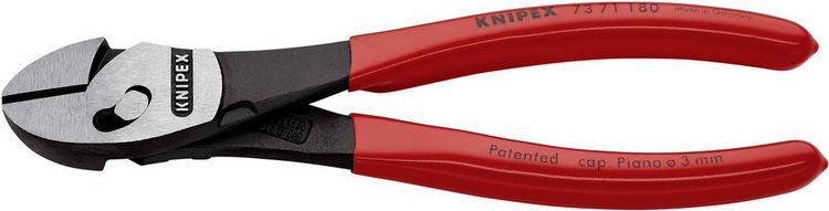 Produktbild: Knipex TwinForce 73 71 180 Werkstatt Kraft-Seitenschneider mit Facette 180mm