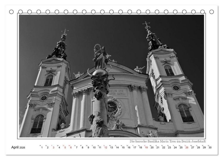 Produktbild: Wien auf den zweiten Blick (Tischkalender 2026 DIN A5 quer), CALVENDO Monatskalender