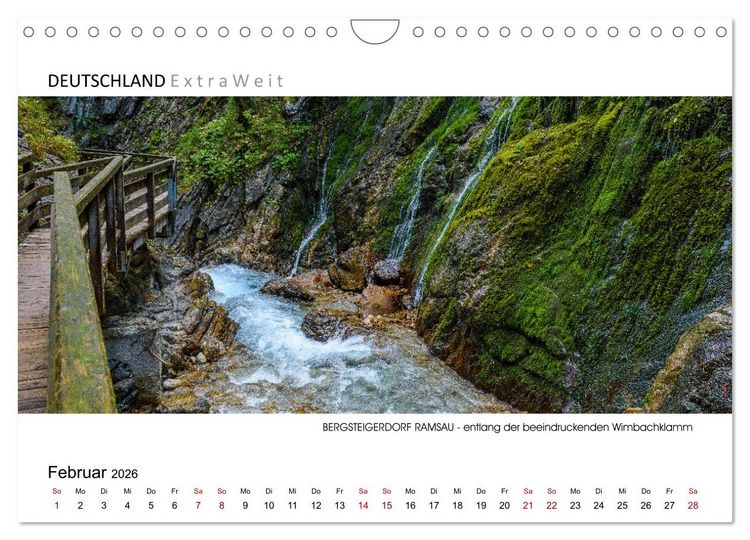 Produktbild: Bergsteigerdorf RAMSAU - Juwel im Berchtesgadener Land (Wandkalender 2026 DIN A4 quer), CALVENDO Monatskalender