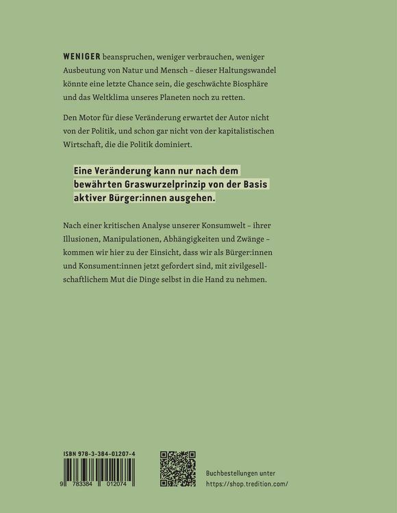 Produktbild: Auf dem Weg zum Weniger