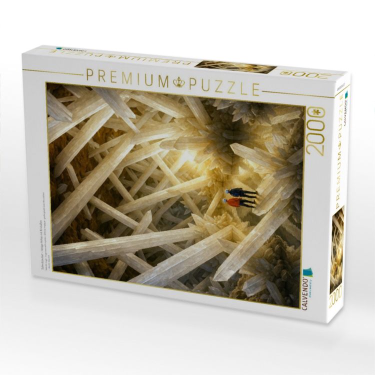 Produktbild: CALVENDO Puzzle Selenitzauber - riesige H&ouml;hle mit Kristallen | 2000 Teile Lege-Gr&ouml;&szlig;e 90x67cm Foto-Puzzle f&uuml;r gl&uuml;ckliche Stunden