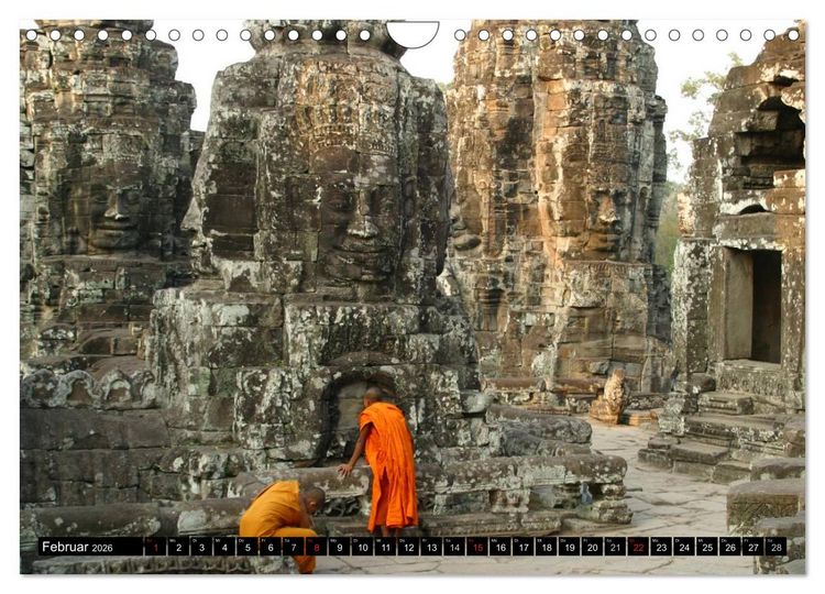 Produktbild: Kambodscha - Angkor Wat (Wandkalender 2026 DIN A4 quer), CALVENDO Monatskalender