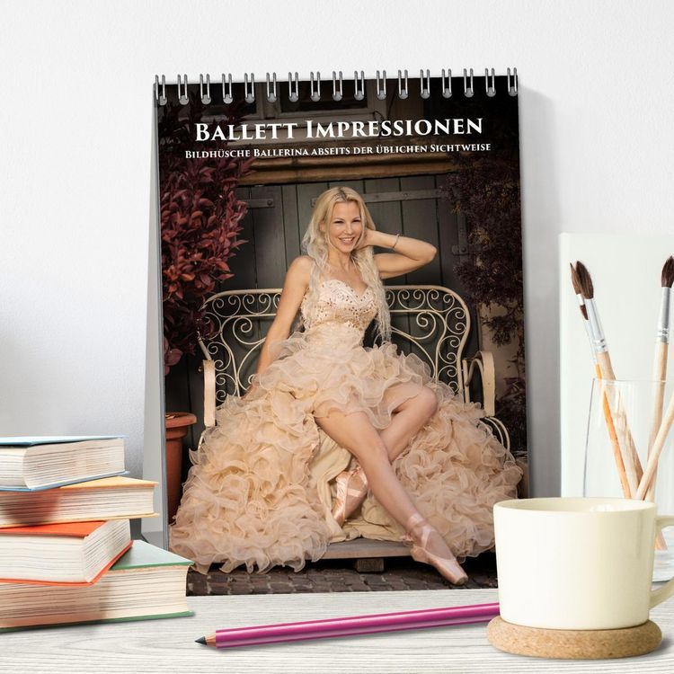 Produktbild: Ballett Impressionen (Tischkalender 2026 DIN A5 hoch), CALVENDO Monatskalender