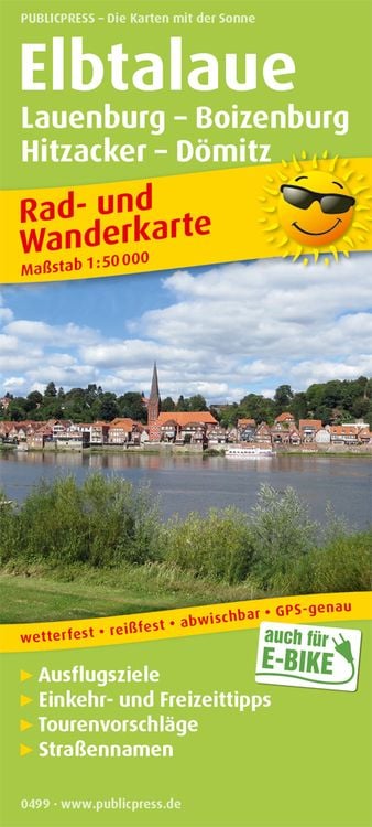 Produktbild: Elbtalaue, Lauenburg - Boizenburg, Hitzacker - Dömitz 1:50 000